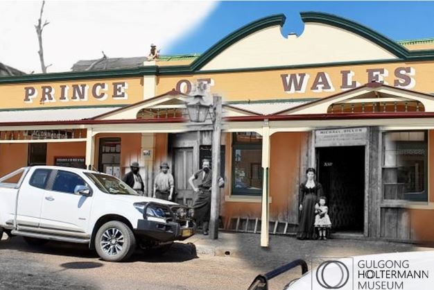 Gulgong Then & Now 1872 - 2022 Christopher Dingle Transition image